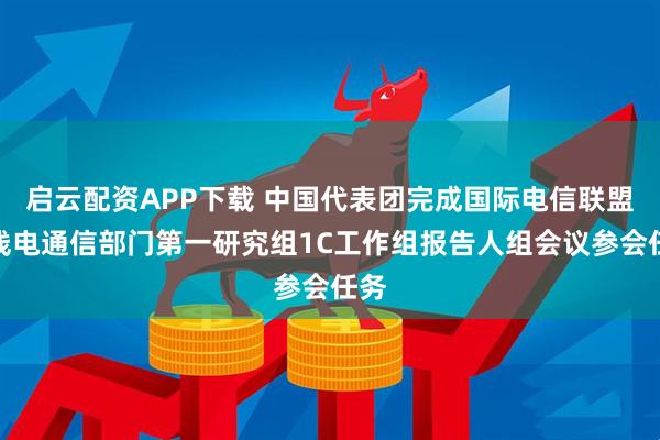 启云配资APP下载 中国代表团完成国际电信联盟无线电通信部门第一研究组1C工作组报告人组会议参会任务