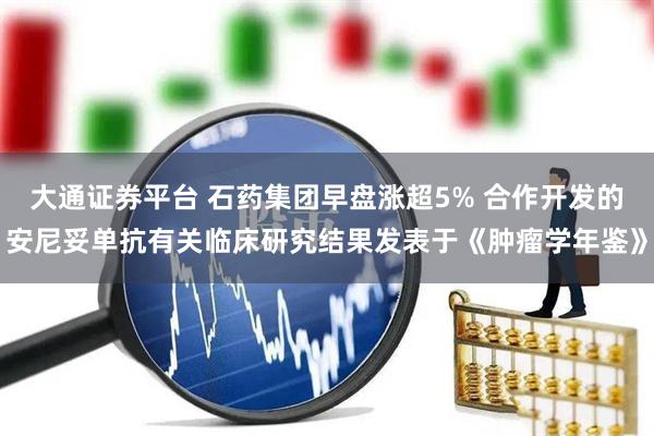 大通证券平台 石药集团早盘涨超5% 合作开发的安尼妥单抗有关临床研究结果发表于《肿瘤学年鉴》
