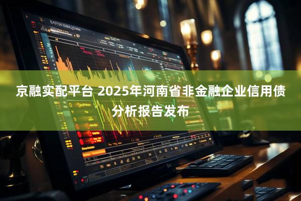 京融实配平台 2025年河南省非金融企业信用债分析报告发布
